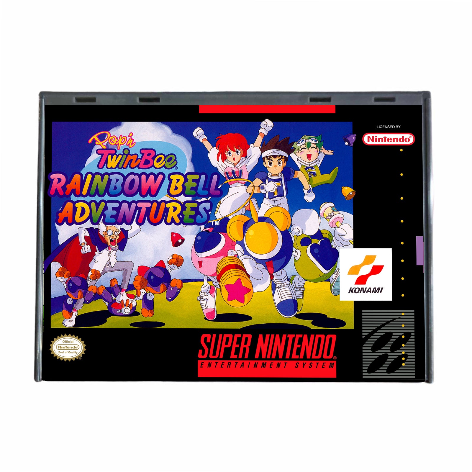 Pop'n TwinBee Rainbow Bell Adventures - (Super Nintendo SNES) English ...