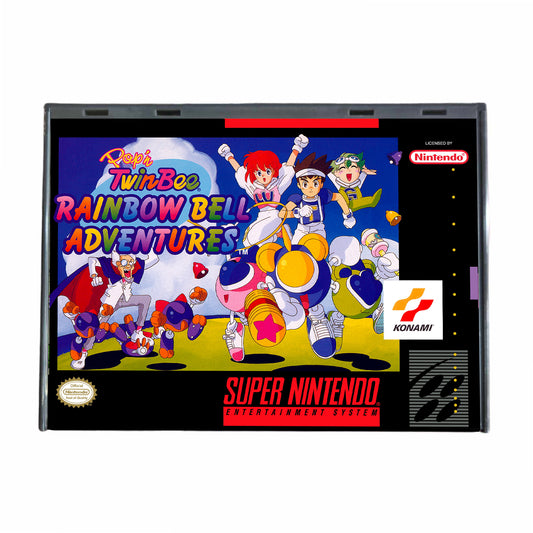 Pop'n TwinBee Rainbow Bell Adventures - (Super Nintendo SNES)