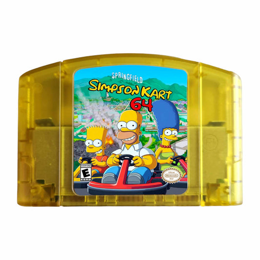 Simpsons Kart 64 - (Nintendo N64)