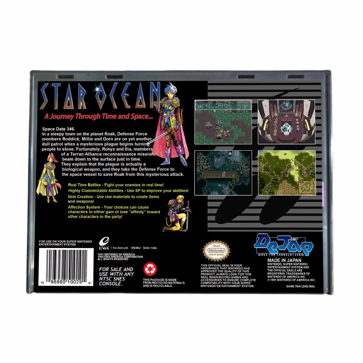 Star Ocean - (Super Nintendo SNES)