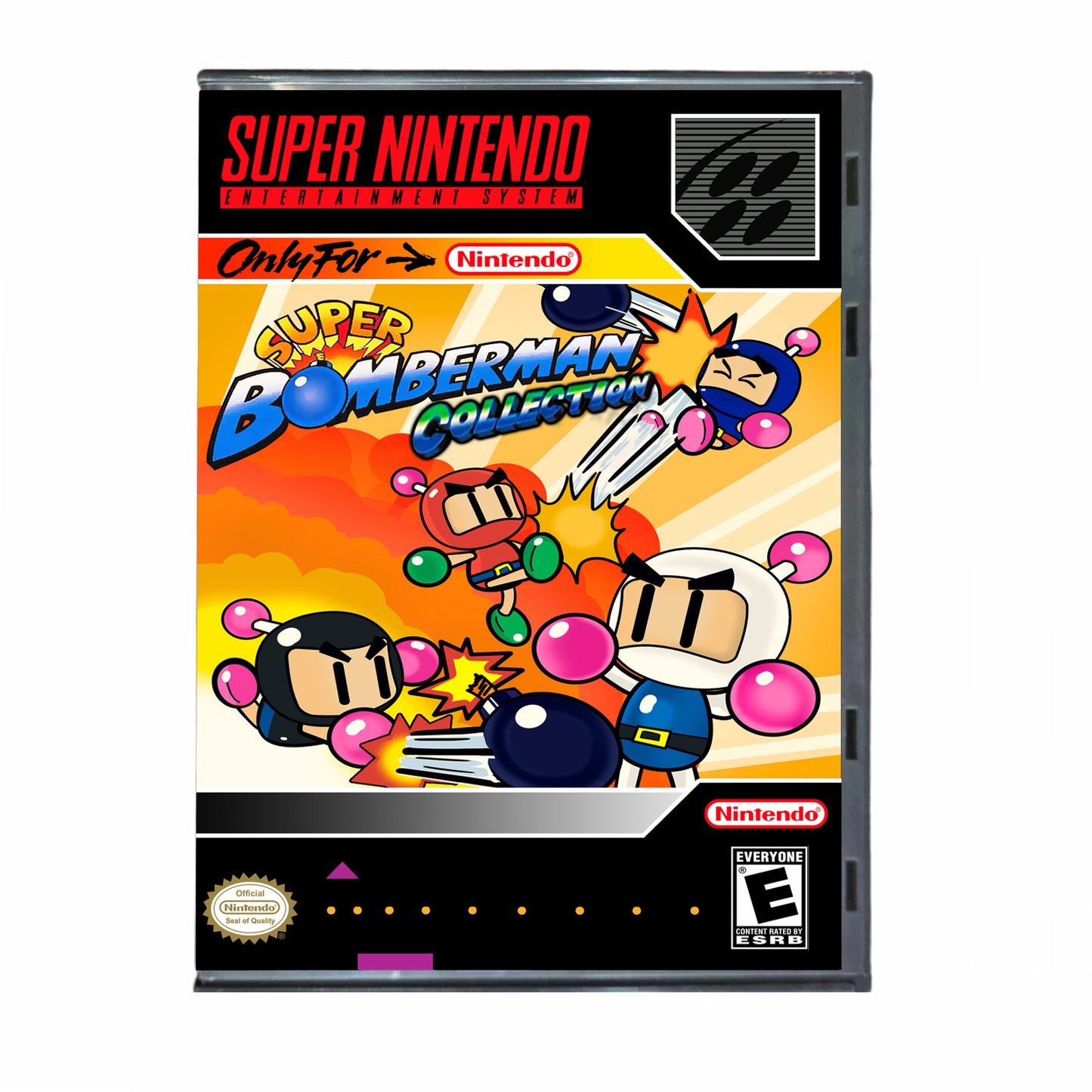 Super Bomberman Collection (5 in 1) 1 2 3 4 5 - (Super Nintendo SNES)