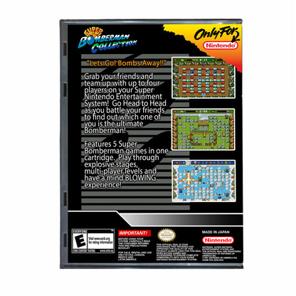 Super Bomberman Collection (5 in 1) Super Nintendo – Retro Gamers US