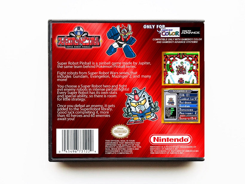 Super Robot Pinball (Gameboy Color GBC) - English Translated – Retro ...