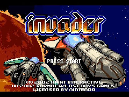 Invader - SHMUP / Space Shooter (Gameboy Advance GBA)