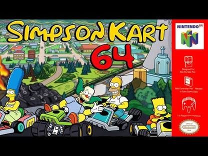 Simpsons Kart 64 - (Nintendo N64)