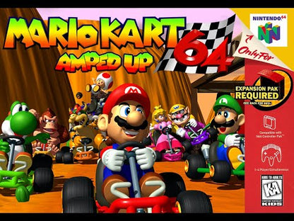 Mario Kart 64 Amped Up v3.0 - MK Hack (Nintendo N64)