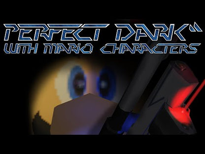 Perfect Dark with Mario Characters (Nintendo 64 N64)