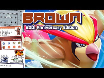 Pokemon Brown 20th Anniversary (Gameboy GB / GBC)