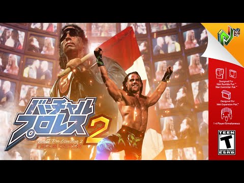 Virtual Pro Wrestling 2 FREEM Edition 64 - (Nintendo N64) – Retro