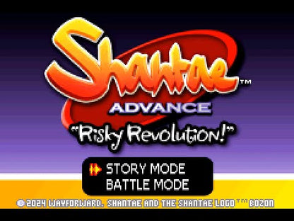 Shantae Advance Risky Revolution (Gameboy Advance GBA)