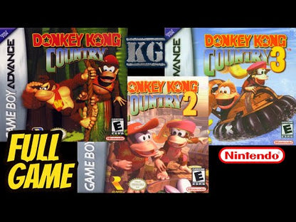 Donkey Kong Country Trilogy Collection 1 2 3 (Gameboy Advance GBA)