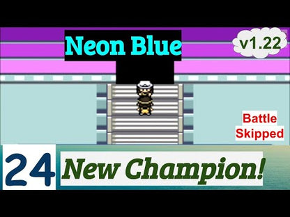 Pokemon Neon Blue (Gameboy Advance GBA)