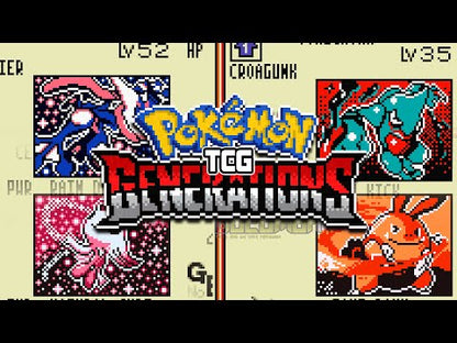 Pokemon Trading Card Game Generations (Gameboy Color GBC)