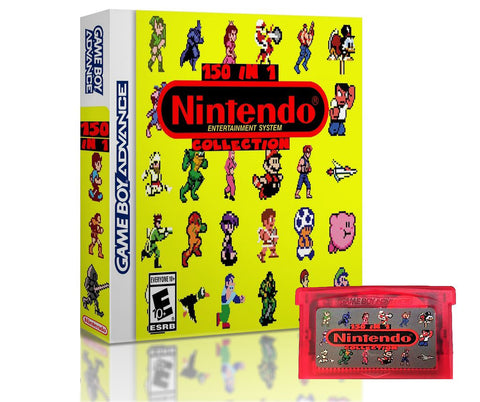 150 in 1 NES Classics Multicart - (Gameboy Advance GBA)