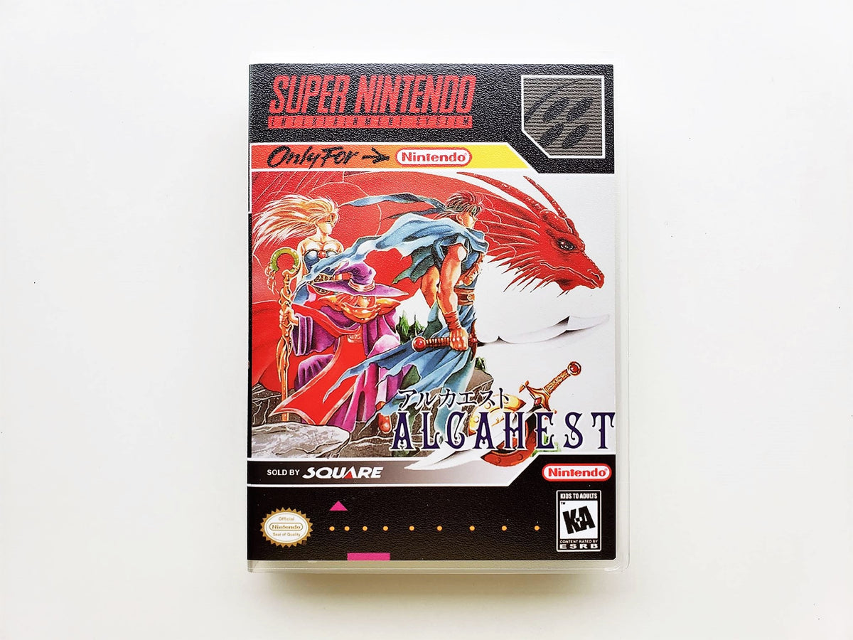 Alcahest Action Rpg Anime Game Snes Super Nintendo English Translated 