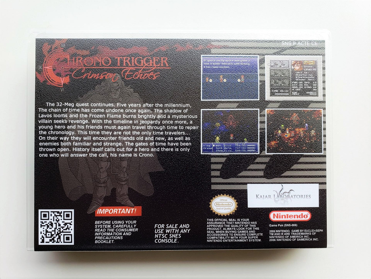 Chrono Trigger Crimson Echoes - (Super Nintendo SNES)