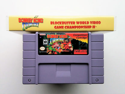 Donkey Kong Competition Cart Blockbuster Championship II - (SNES)