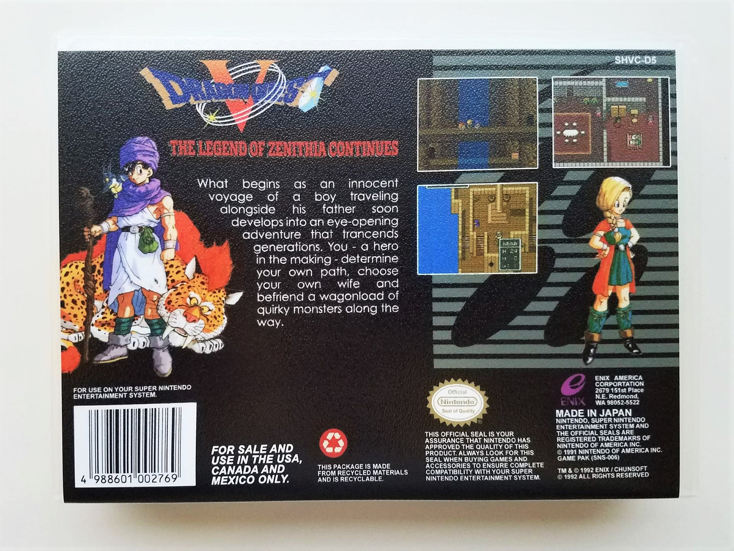 Dragon Quest V - (Super Nintendo SNES)