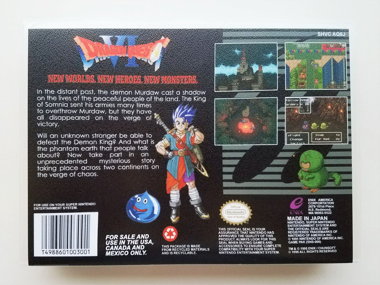 Dragon Quest VI - (Super Nintendo SNES)