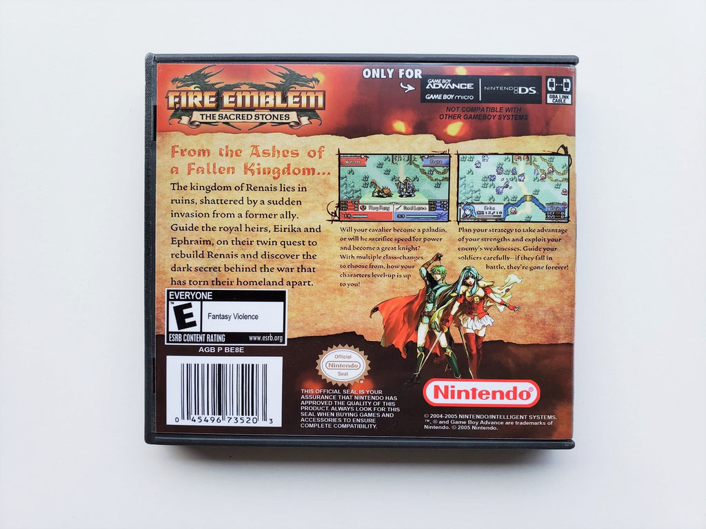 Fire Emblem Sacred Stones- Gameboy Advance (GBA) – Retro Gamers US