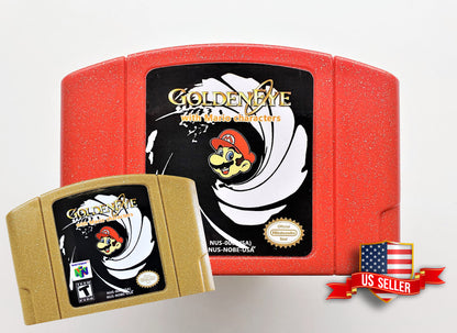 Golden Eye 007 with Mario Characters (Nintendo 64 N64)