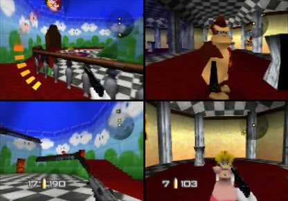 Golden Eye 007 with Mario Characters (Nintendo 64 N64)