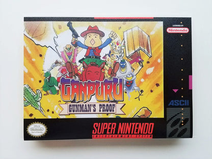 Ganpuru: Gunman's Proof - (Super Nintendo SNES)