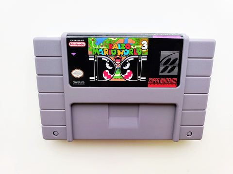 Buy Kaizo Super Mario World 3 Super Nintendo SNES Video Game Online in  India 