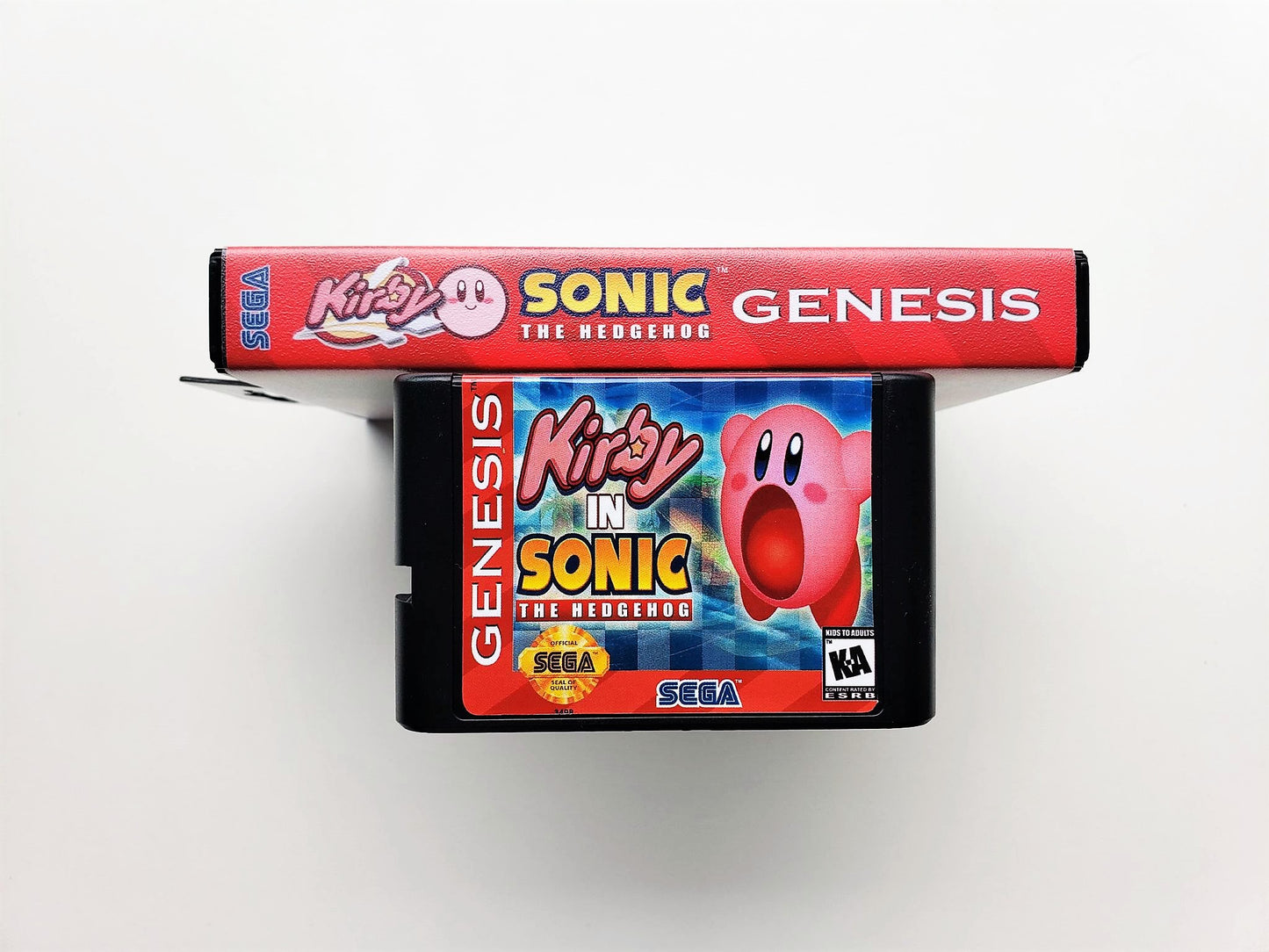 Kirby in Sonic The Hedgehog - (Sega Genesis)