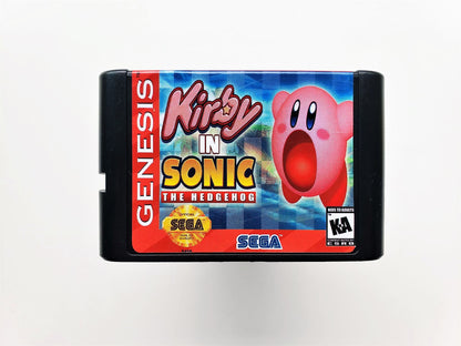 Kirby in Sonic The Hedgehog - (Sega Genesis)