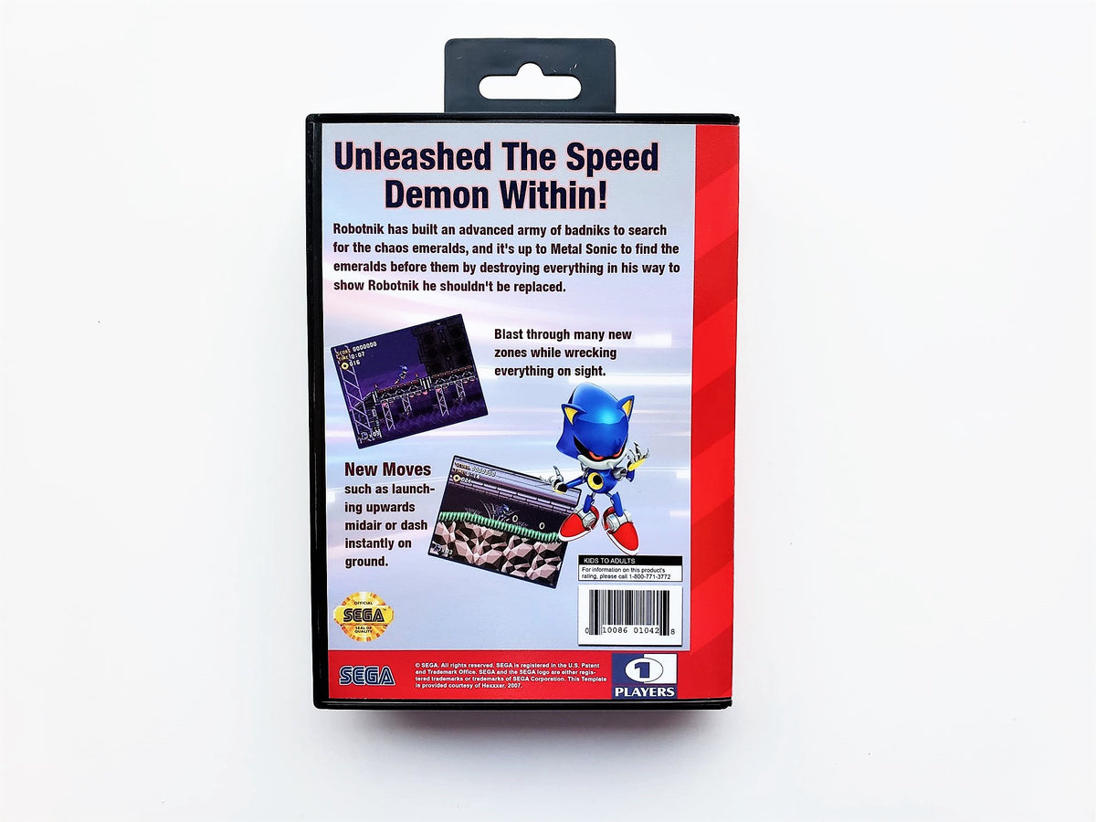 Metal Sonic Rebooted Sega Genesis English Hack Retro Gamers US Metal sonic rebooted sega genesis english hack retro gamers us