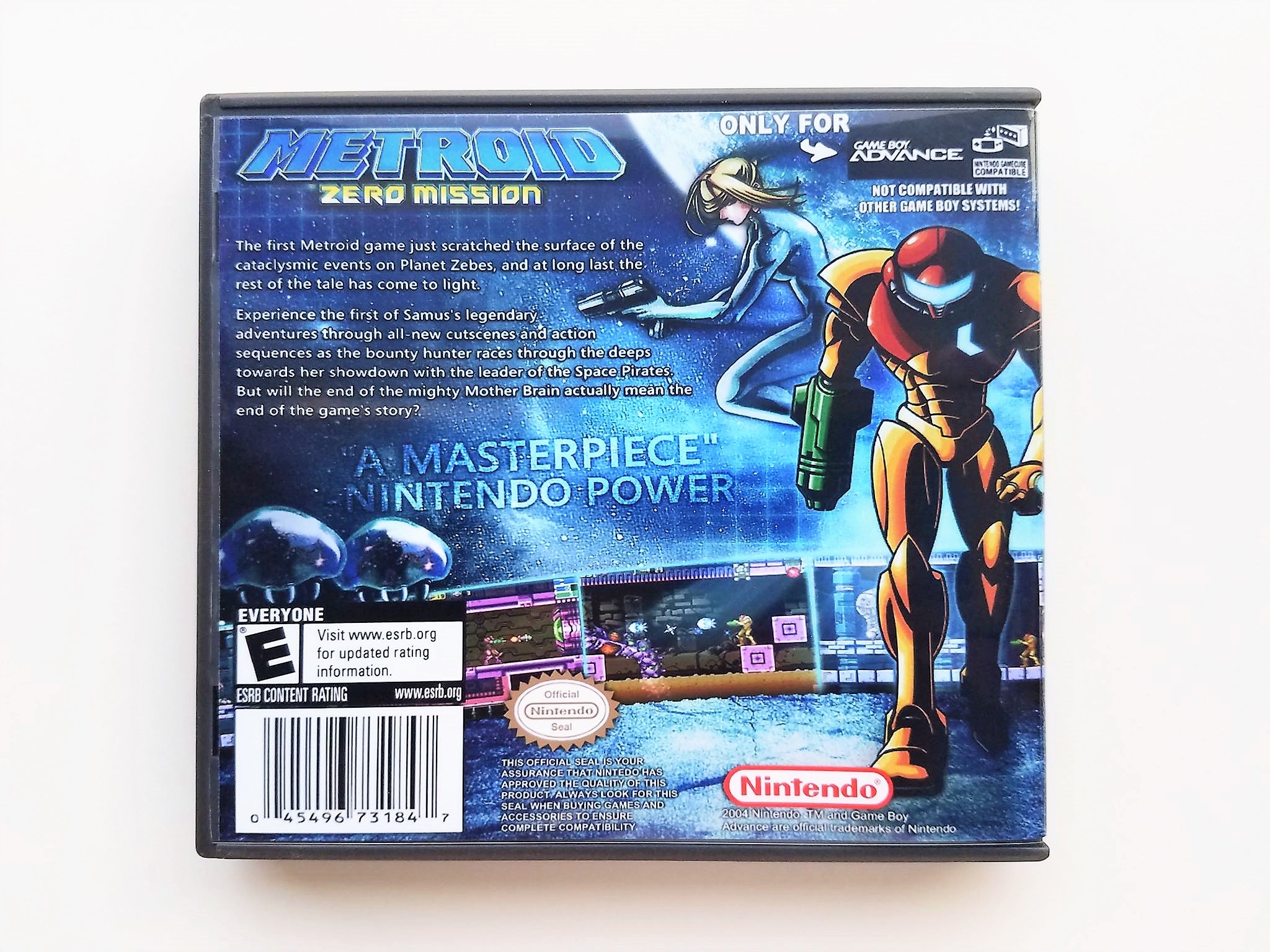 Metroid Zero Mission for Nintendo Gameboy 2024 Advance