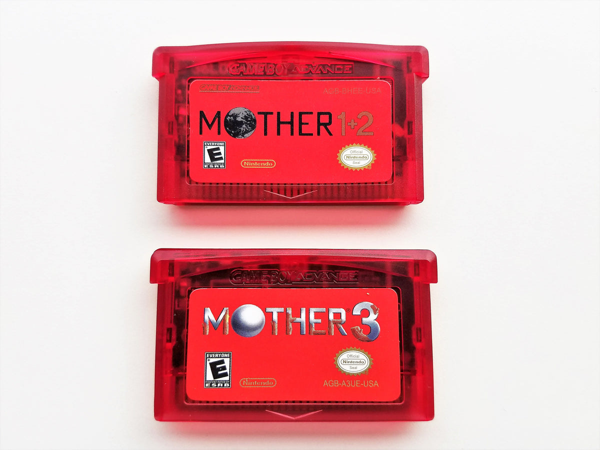 Mother 1 + 2 + 3 Game & Cases (English Translated) Gameboy Advance 