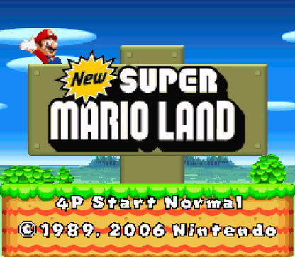 New Super Mario Land - (Super Nintendo SNES)