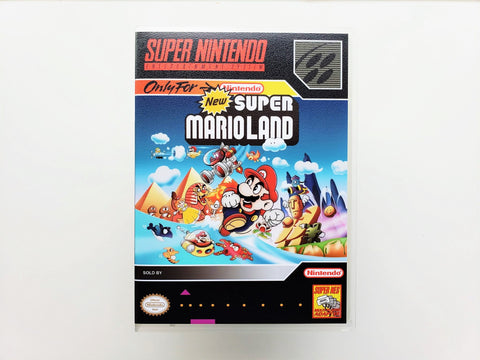 New Super Mario Land - (Super Nintendo SNES)