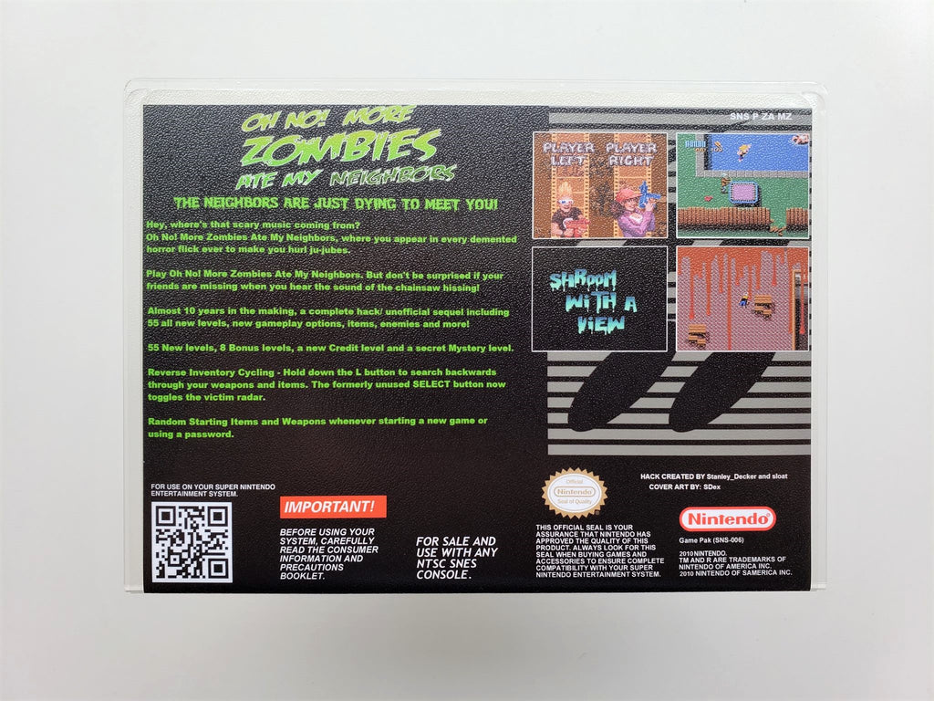 Oh No More Zombies Ate my Neighbors Super Nintendo SNES Retro Gamers US