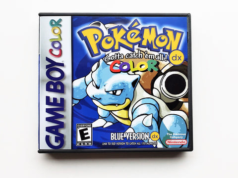 Pokemon Blue DX "Full Color" (Gameboy Color GBC)