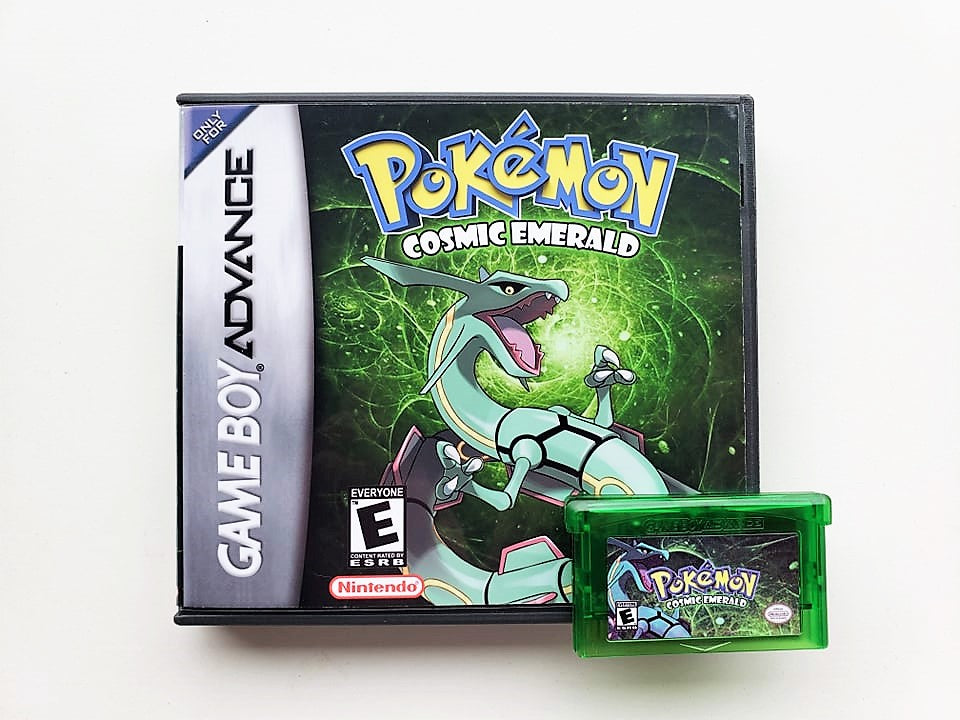 New Pokemon Nostalgia GBA Game Cards Eevee Emerald Stone