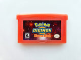 Pokemon Digimon Nova Red Cartridge Game