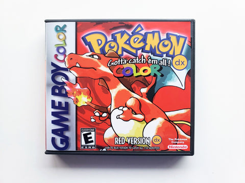 Pokemon Red DX "Full Color" (Gameboy Color GBC)
