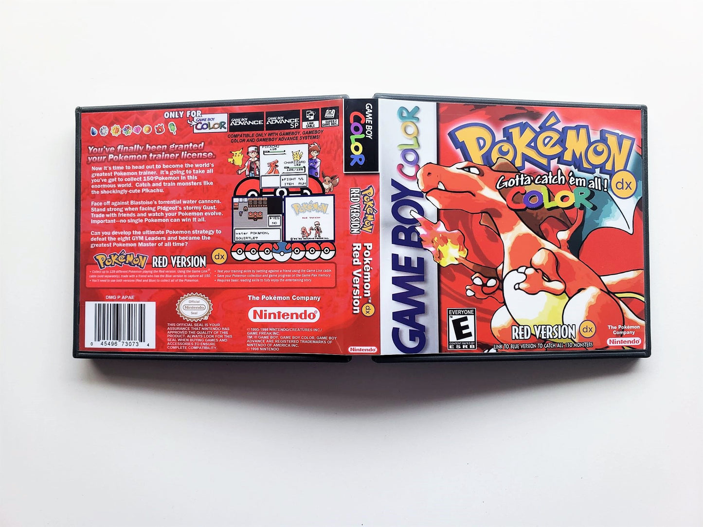 Pokemon Red DX "Full Color" (Gameboy Color GBC)