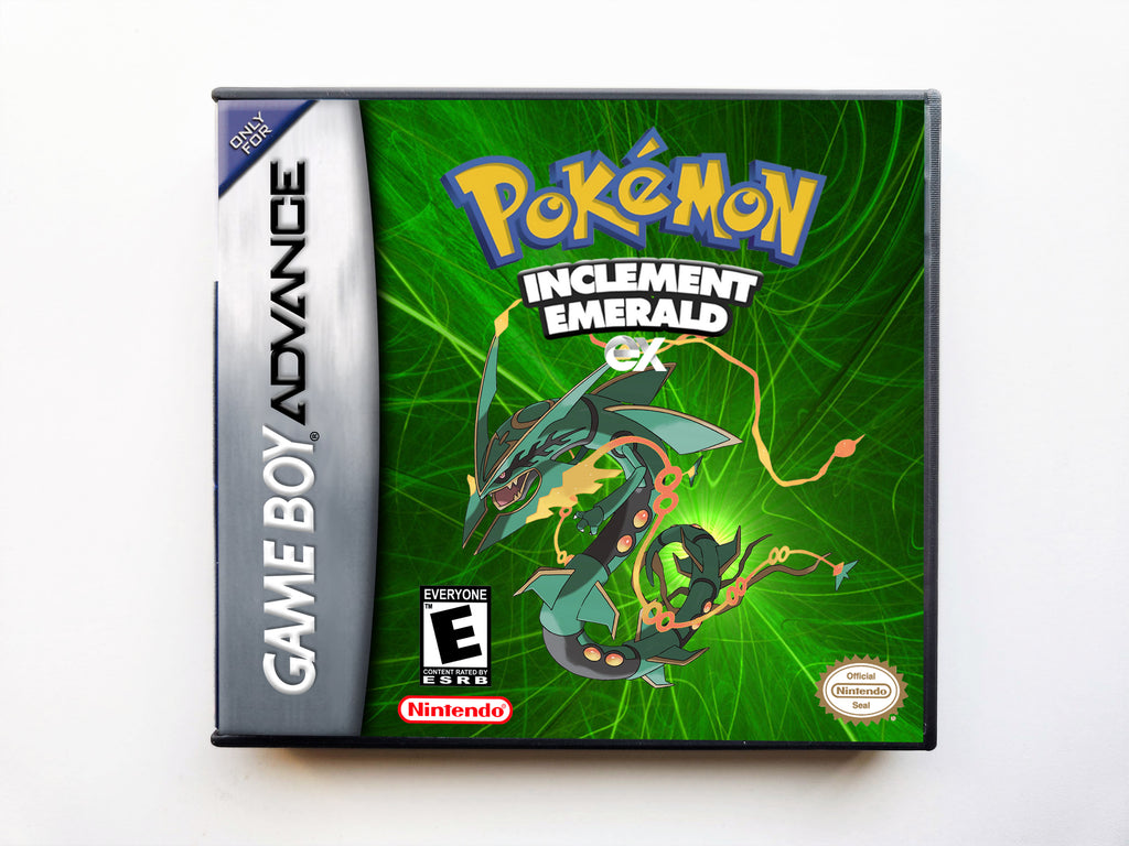 Pokemon Inclement Emerald EX Gameboy Advance GBA with Cheat Options