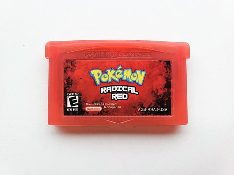 Pokemon radical Red W/ Box GBA ROM 