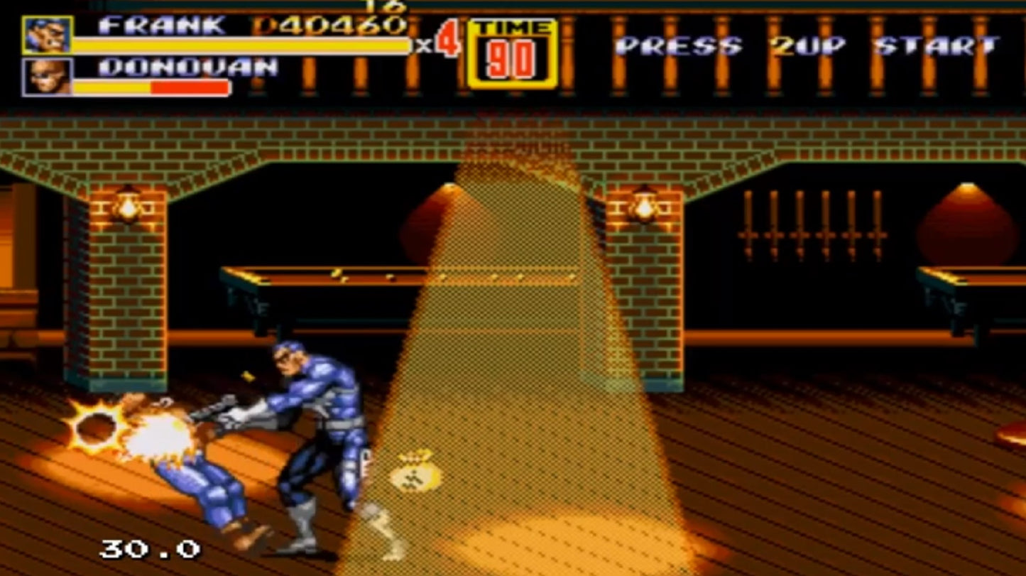 The Punisher in Streets of Rage 2 - (Sega Genesis)