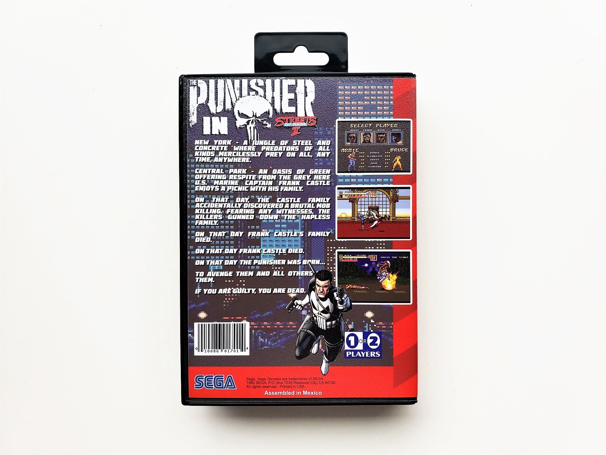 The Punisher for Sega Genesis cheapest (box only!!!!)