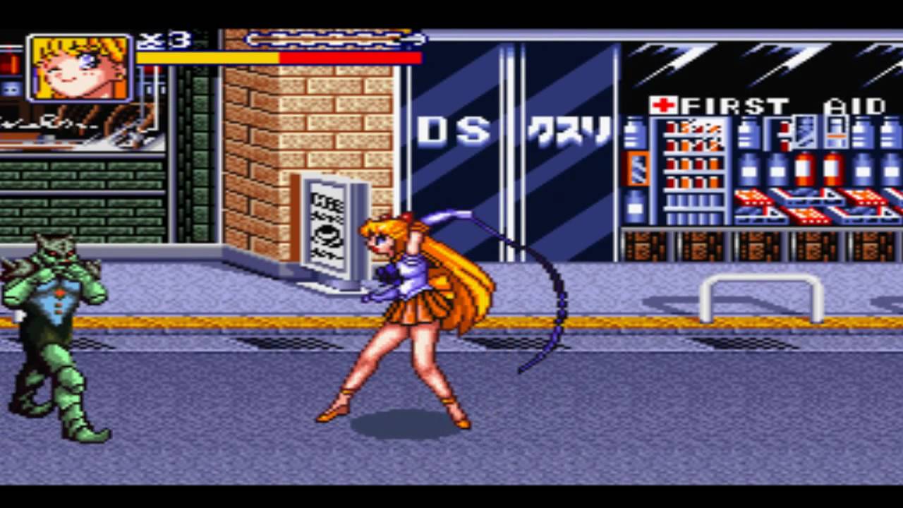 Sailor Moon R "Brawler" - (Super Nintendo SNES)