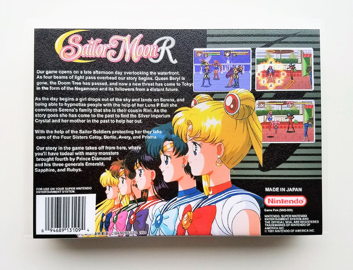 Sailor Moon R "Brawler" - (Super Nintendo SNES)