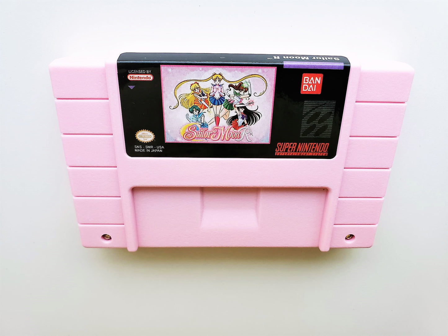 Sailor Moon R "Brawler" - Pink - (Super Nintendo SNES)