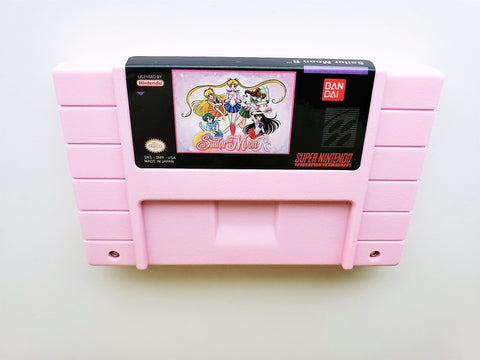 Sailor Moon R "Brawler" - Pink - (Super Nintendo SNES)