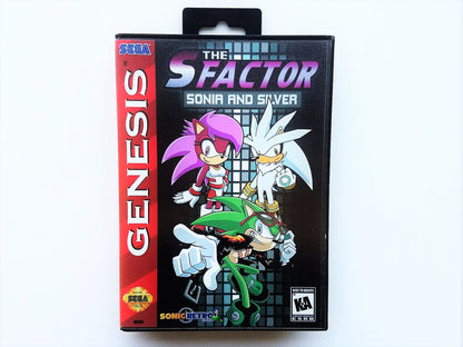 S Factor Sonia and Silver - (Sega Genesis)